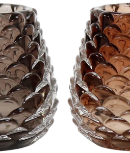 6317 CANDLE HOLDER CONES S/4